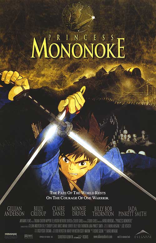 فیلم Princess Mononoke 1997 با کیفیت های 720p , 1080p